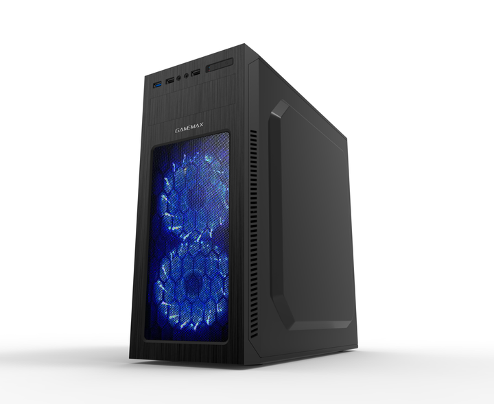 Корпус для компьютера Midіtower GameMax MT520-FAN без БП Черный - Фото 1 Корпус для компьютера Midіtower GameMax MT520-FAN без БП Черный - изображение 1