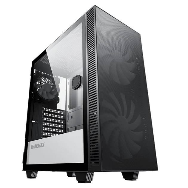 Корпус для компьютера АТХ GameMax Aero без БП/подсветка/Miditower Черный - изображение 6