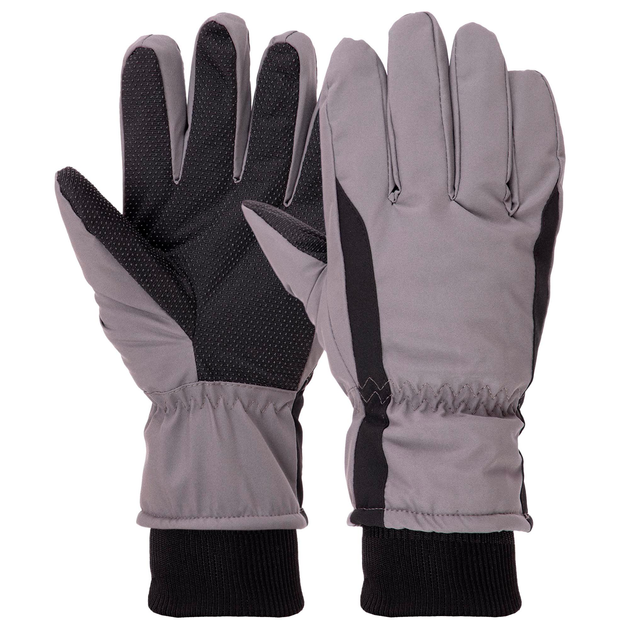 Перчатки для охоты и рыбалки на меху с закрытыми пальцами SP-Sport BC-9227 размер L Цвет: Серый - изображение 1