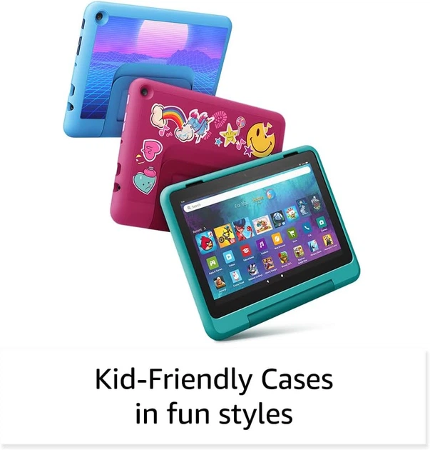 Планшет Amazon Fire HD 8 kids pro 12th gen. 32 GB (2022) Rainbow Universe Kid-Frendly - Фото 6 Планшет Amazon Fire HD 8 kids pro 12th gen. 32 GB (2022) Rainbow Universe Kid-Frendly - изображение 6