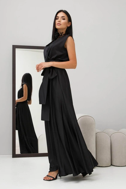 Платье Jadone Fashion Фурор 2XL черный - Фото 7 Платье Jadone Fashion Фурор 2XL черный - изображение 7