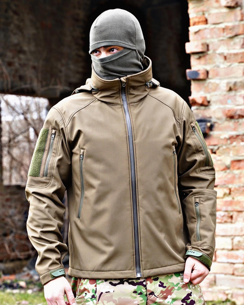 Куртка тактична PROF 4.5.0 SOFT SHELL 3XL ОЛИВА - изображение 1