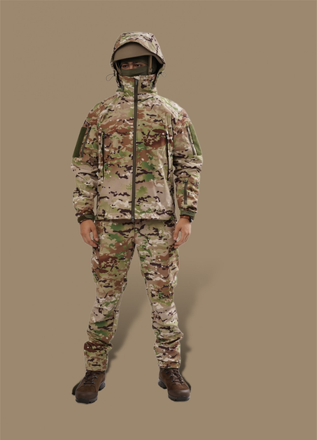 Куртка тактична PROF 4.5.0 SOFT SHELL L Мультикам - изображение 1