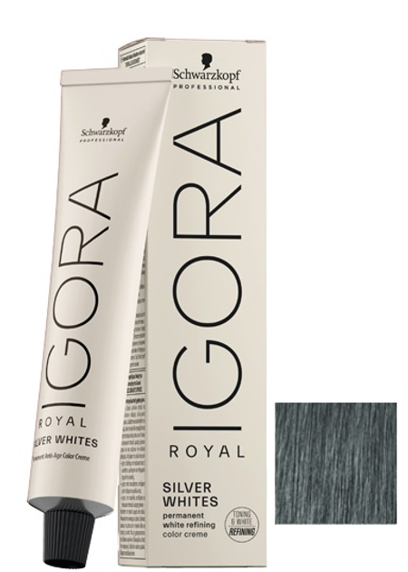 Farba do włosów Schwarzkopf Professional Igora Royal SilverWhite Slate Grey 60 ml (4045787492521) - obraz 2