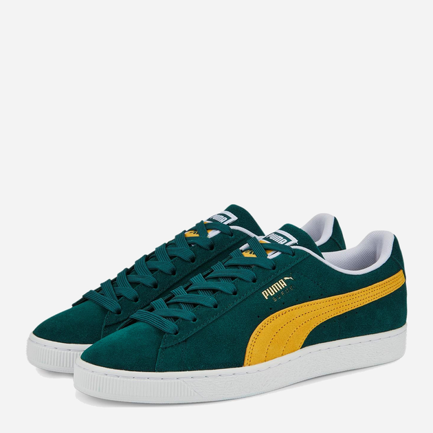 Чоловічі кеди низькі Puma Suede Teams II 38659502 42.5 (8.5UK) 27.5 см Зелені (4065449853361) - зображення 2