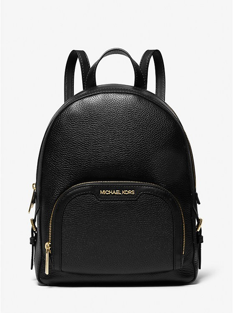 Pebbled on sale leather backpack