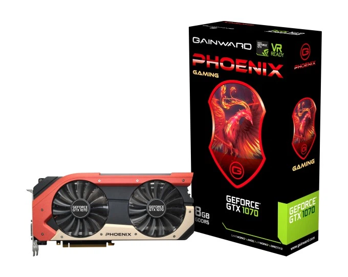 8gb Gainward Geforce Gtx 1070 Phoenix Golden Sample Відеокарта Gainward PCI-Ex GeForce GTX 1070 Phoenix Golden Sample 8GB