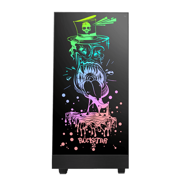 Корпус компьютерный ATX GameMax RockStar 2 без блока питания/RGB-подсветка/боковое окно Черный - изображение 3