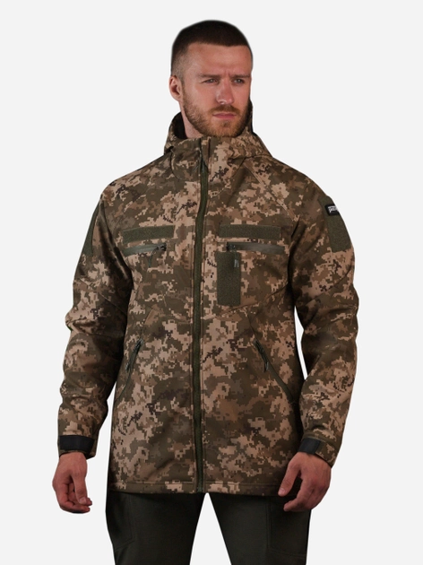 Тактична куртка утеплена BEZET Softshell Omega 9200 3XL Піксель (2000093215501 ) - зображення 1
