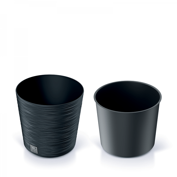 Горшок для растений Prosperplast Furu Round - синий, 7,5/9л - изображение 3