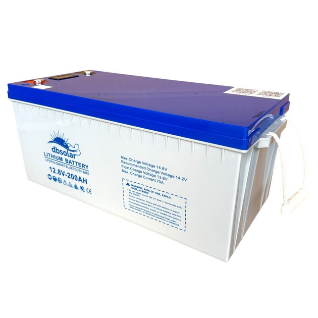 Аккумулятор Dbsolar LifePo4 (литий-железо-фосфат) 12.8V 200Ah BMS 7000 ...