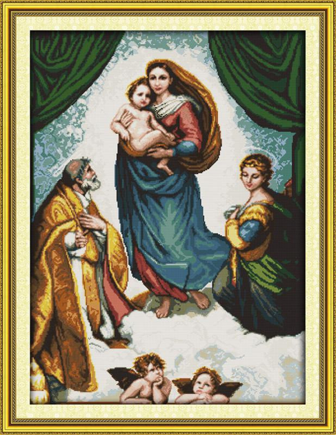Наборы Мадонна с младенцем для вышивки крестом