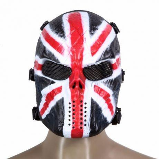Маска для страйкболу, лижна маска, спортивна маска, на Хелловін, Британія - зображення 1