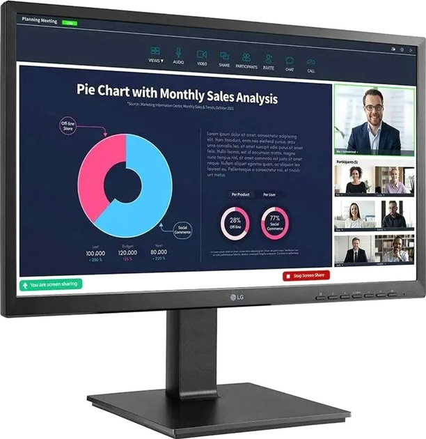 Monitor 23,8" LG 24BP750C-B - obraz 5