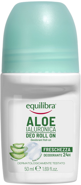 Кульковий дезодорант Equilibra Hyaluronic Aloe нова формула 50 мл (8000137011742) - зображення 1