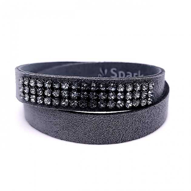 Браслет Spark з Алькантара зі Swarovski BLNMESHU3HSN - Фото 4 Браслет Spark з Алькантара зі Swarovski BLNMESHU3HSN - изображение 4