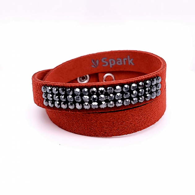 Браслет Spark з Алькантара зі Swarovski BLNMESHU3RJ - Фото 1 Браслет Spark з Алькантара зі Swarovski BLNMESHU3RJ - изображение 1