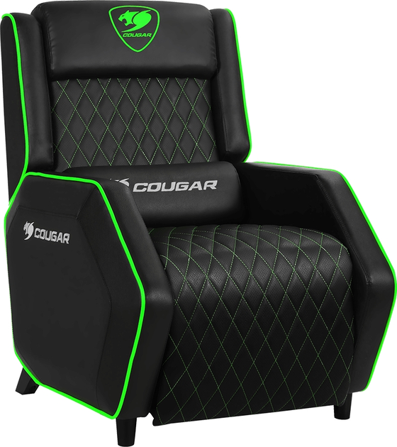 Крісло геймерське Cougar Ranger PS Black/Green (CGR-SA3) - зображення 2