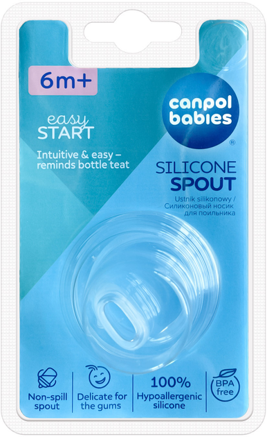 Насадка силиконовая для бутылки Canpol Babies с 6 месяцев 1 шт (56/600) - изображение 2