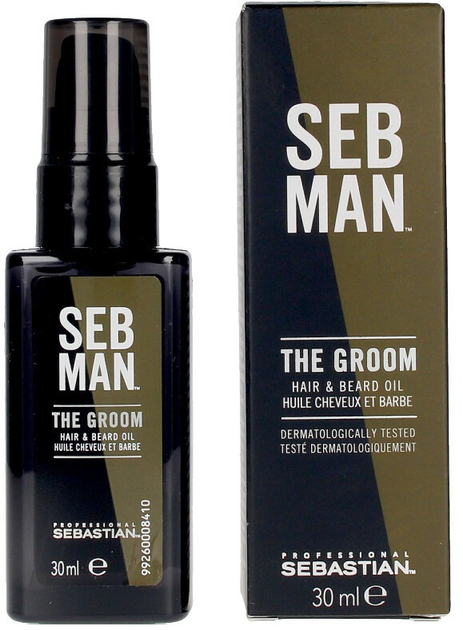 Olejek do włosów i brody Sebastian Professional Man The Groom Hair & Beard Oil 30 ml (3614226734464) - obraz 1