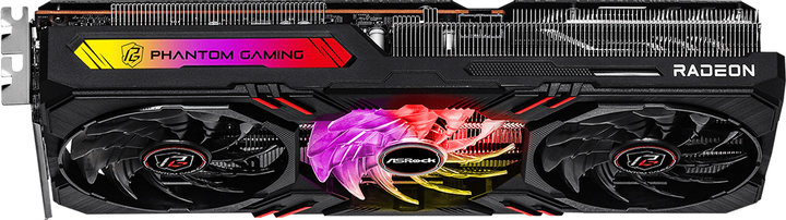 Видеокарта ASRock PCI-Ex Radeon RX 7600 Phantom Gaming OC 8GB GDDR6 (128bit) (2755/18000) (1 x HDMI, 3 x DisplayPort) (RX7600 PG 8GO) - изображение 3
