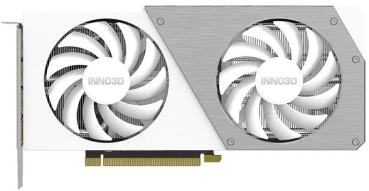 INNO3D PCI-Ex GeForce RTX 4060 Ti Twin X2 OC White 8GB GDDR6 (128bit) (2565/18000) (1 х HDMI, 3 x DisplayPort) (N406T2-08D6X-171153W) - изображение 1