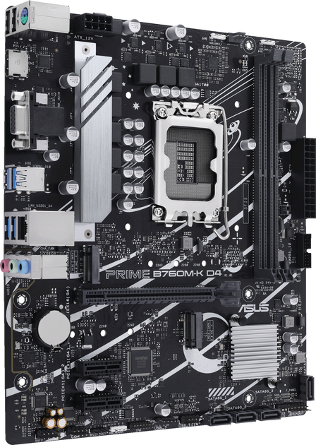 Материнская плата Asus PRIME B760M-K D4 (s1700, Intel B760, PCI-Ex16 ...