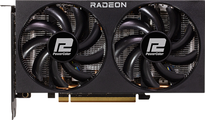 Powercolor PCI-Ex Radeon RX 7600 Fighter 8G GDDR6 (128bit) (2655/18000) (1 x HDMI, 3 x DisplayPort) (1A1-G00396100G) - изображение 1