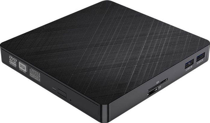 Внешний DVD привод Orico DVD USB 3.1 XD010-BK-BP + кард-ридер - изображение 1
