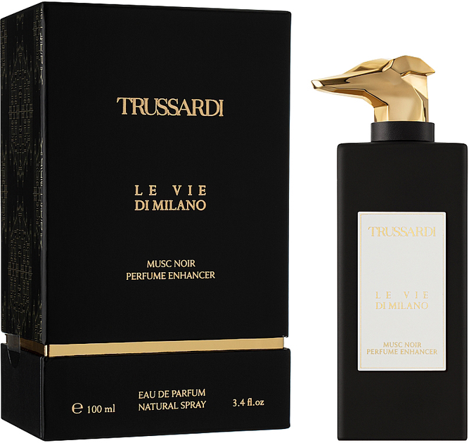 Woda perfumowana unisex Trussardi Le Vie Di Milano Musc Noir Perfume Enhancer 100 ml (8058045423478) - obraz 1