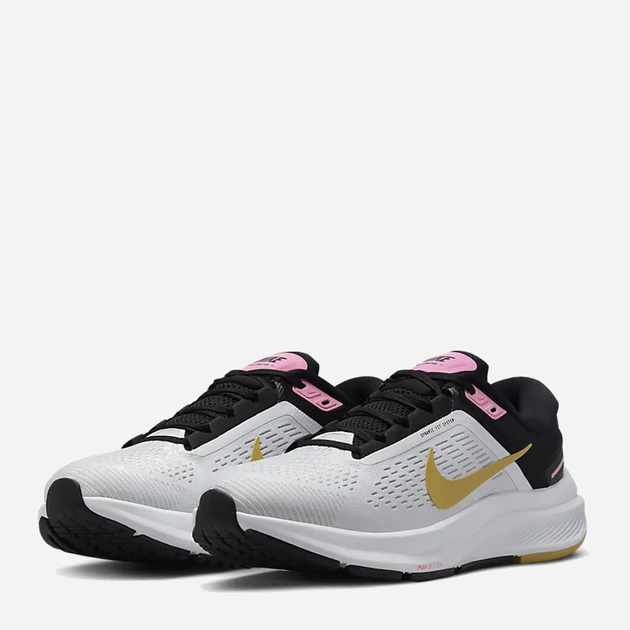 Жіночі кросівки для бігу Nike Air Zoom Structure 24 DA8570-106 37.5 (6.5US) 23.5 см Білий/Чорний (196153936430) - зображення 2