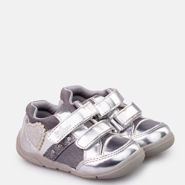 Дитячі кросівки для дівчинки Chicco 010.62536-020 21 13 см Сріблясті (8051182018651) - зображення 2