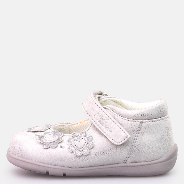 Дитячі туфлі для дівчинки Chicco 010.63509-020 23 14.5 см Сріблясті (8051182085288) - зображення 3