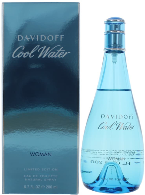 Woda toaletowa damska Davidoff Cool Water Woman EDT W 200 ml (3607347565321) - obraz 1