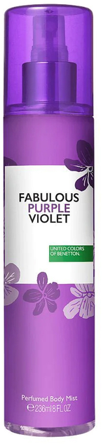 Perfumowany spray United Colors of Benetton Fabulous Purple Violet BOR W 236 ml (8433982017025) - obraz 1