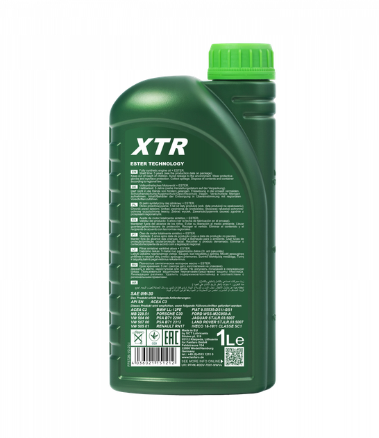Моторна олива FANFARO XTR 0W-30 1L (FF6726-1) - зображення 2