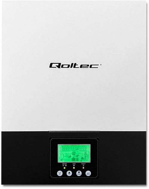 Гібридний інвертор Qoltec 2 кВА (1.5 кВт) 1-фазний (5901878538754) - зображення 2