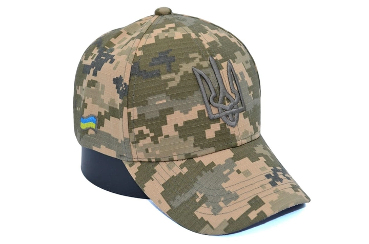 Бейсболка Snapback Shop з гербом України 56-58 см піксель ЗСУ (SS 1019-814) - зображення 1