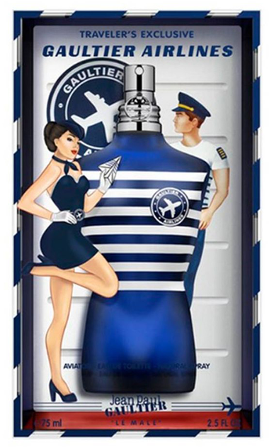 Туалетна вода Jean Paul Gaultier Le Male Gaultier Airlines Collector EDT M 75 мл (8435415041430) - зображення 1