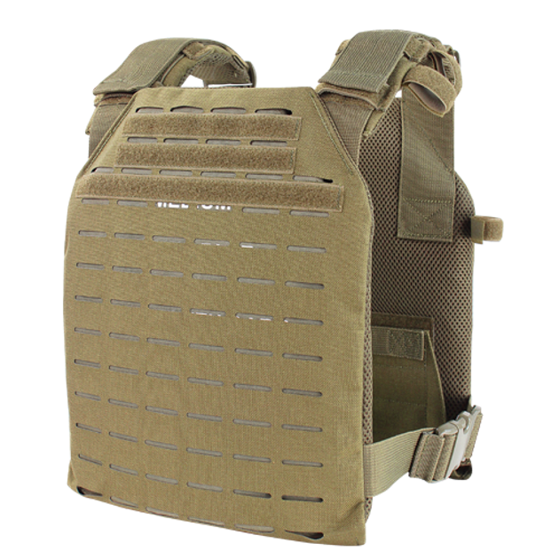 Плитоноска тактическая молле бронежилет чехол Condor Sentry Plate Carrier LCS 201068 Coyote Brown - изображение 2