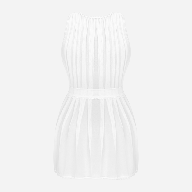 Peniuar Obsessive Heavenlly XL/2XL Biały (5901688252680) - obraz 6