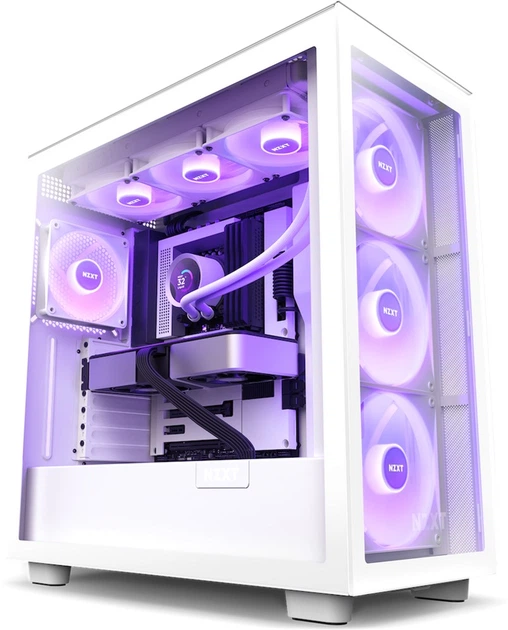 Система жидкостного охлаждения NZXT Kraken RGB 360 мм White (RL