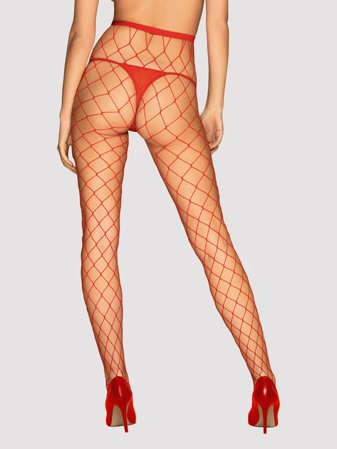 Колготки Obsessive S812 S/M/L Червоні (5901688231241) - зображення 2