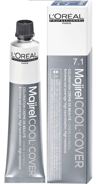 Крем-фарба для волосся L´Oréal Professionnel Majirel Cool Cover 7.1 50 мл (3474630575554) - зображення 1