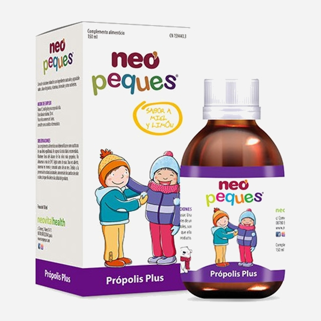 Сироп Neovital Neo Peques Propolis Plus150 мл (8436036591953) - зображення 1