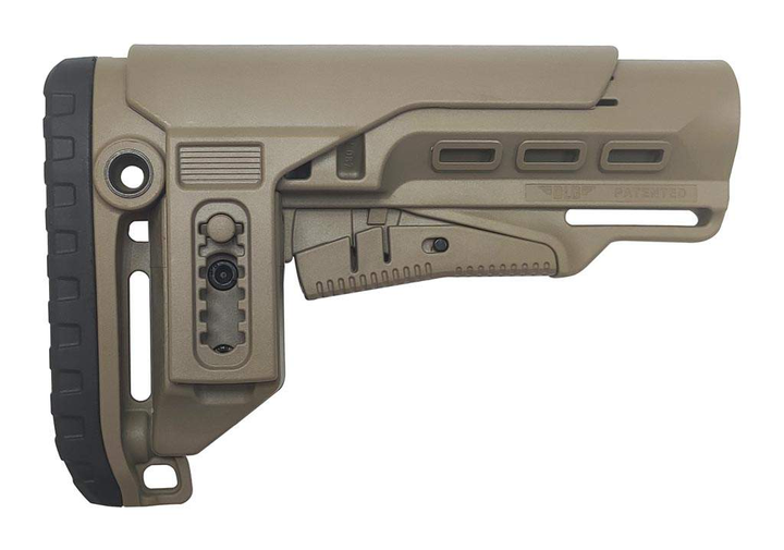 Приклад DLG TBS Tactical PCP (Mil-Spec) с регулируемой щекой, койот - изображение 2