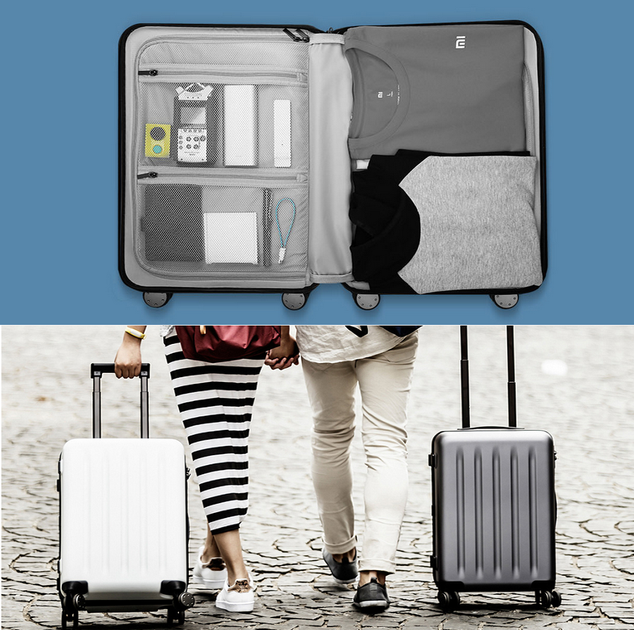 Чемодан Ninetygo PC Luggage 24'' Grey - Фото 5 Чемодан Ninetygo PC Luggage 24'' Grey - изображение 5