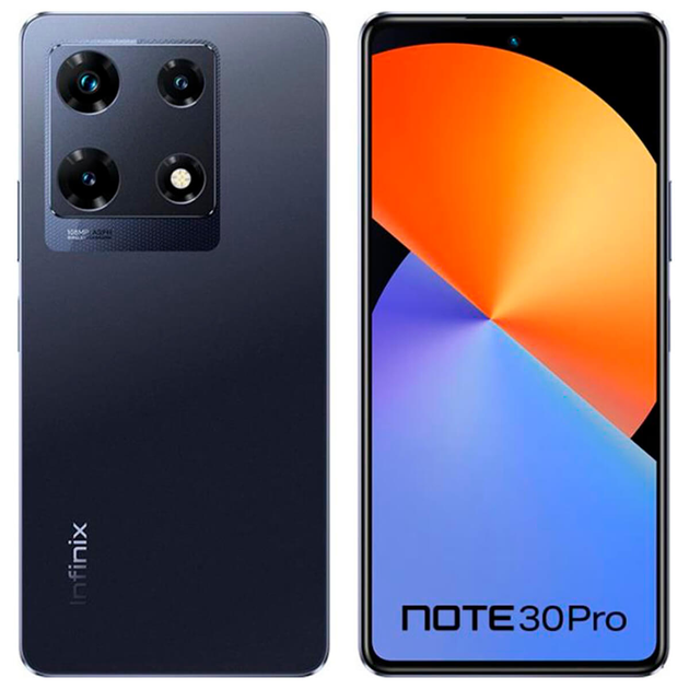 Смартфон Infinix Note 30 Pro NFC (X678B) 8/256GB Dual Sim Magic Black ...