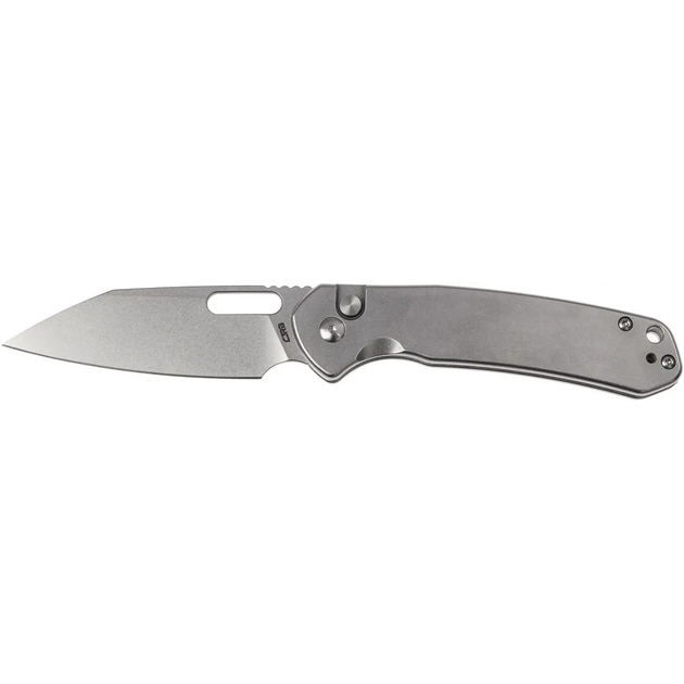 Нож CJRB Pyrite Wharncliffe, AR-RPM9 Steel, Steel handle - изображение 1
