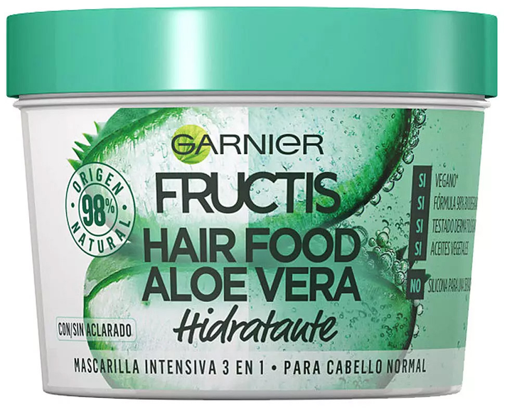 Maska Garnier Fructis Hair Food Aloe Vera Hydrating 390 ml (3600542221092) - obraz 1
